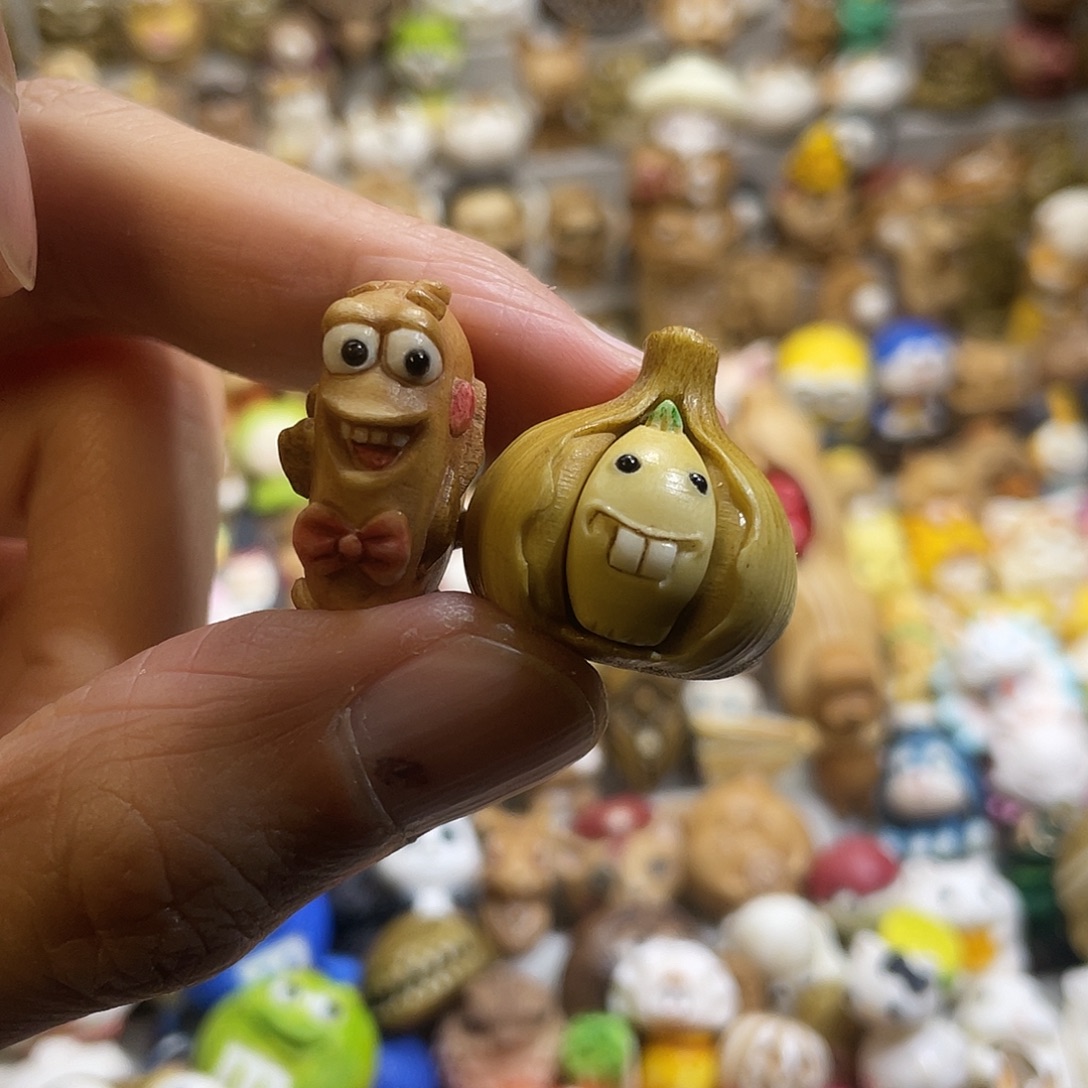 非金属鹿角根付趣多多小蒜