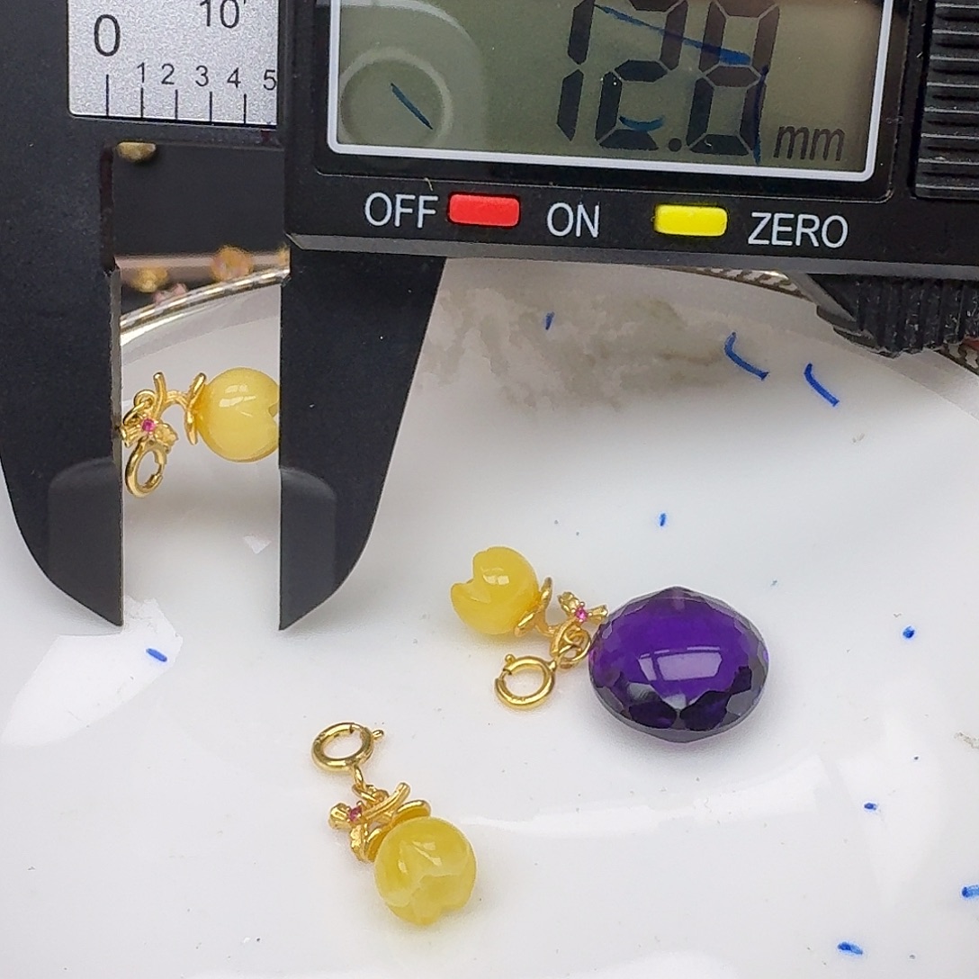 颈饰银S925镶嵌紫晶紫水晶925镶嵌153
