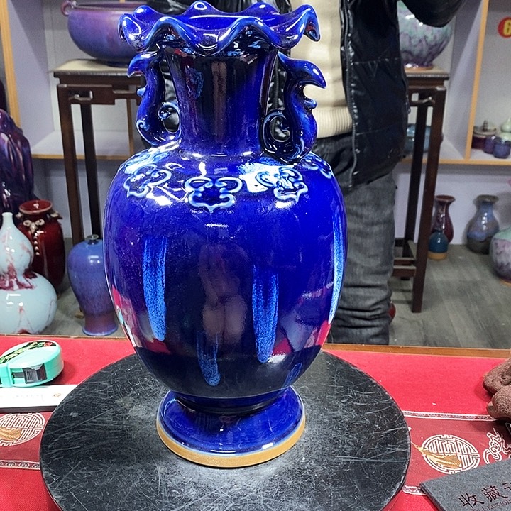 瓶中国神垕精品钧瓷