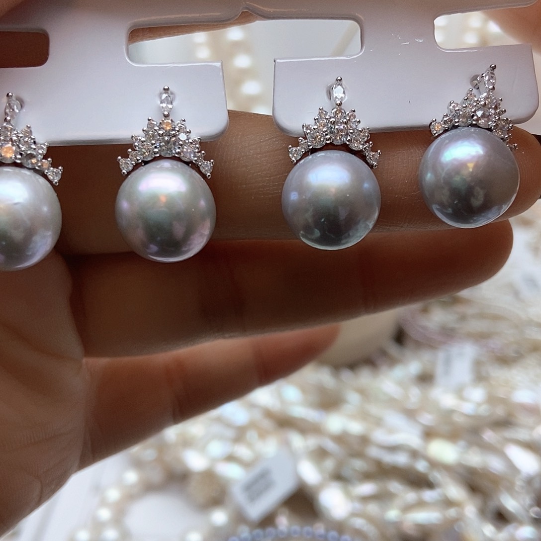 颈饰未镶嵌淡水珍珠61号一对11➕