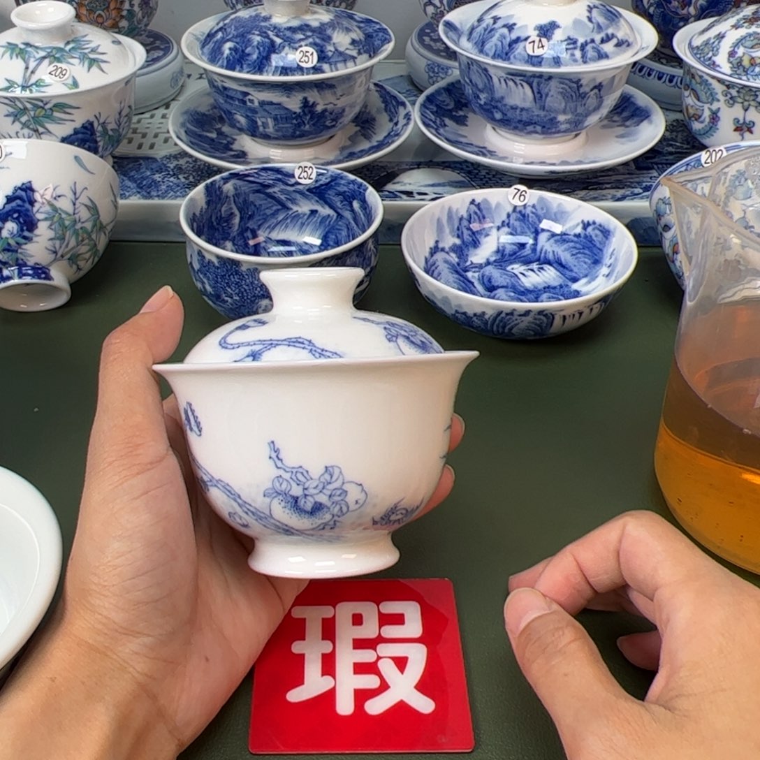 木木景德镇纯手工纯手绘茶具254