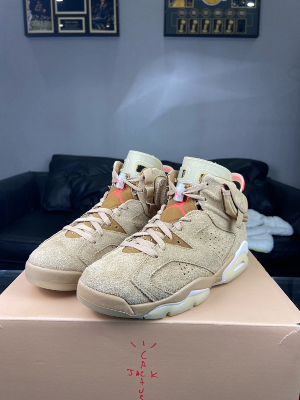 95新 NIKE/耐克 Nike休闲鞋aj6ts卡其41码原盒97新中古潮流时尚
