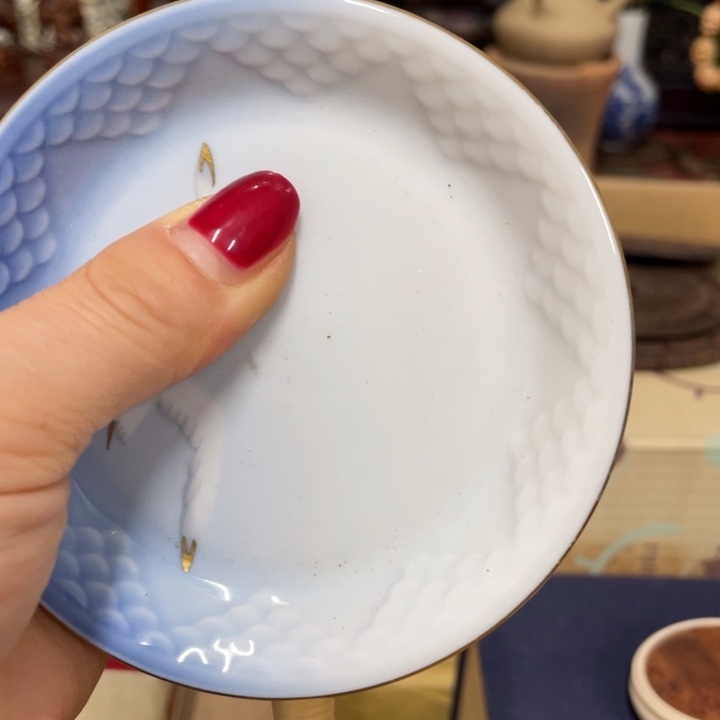 j***）瓷中古艺术品摆件