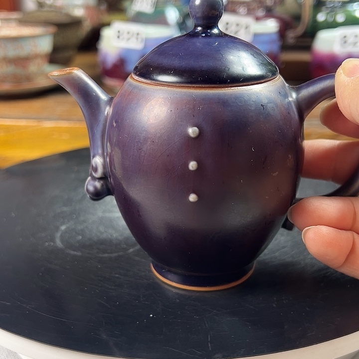 壶原矿钧瓷 美人肩壶