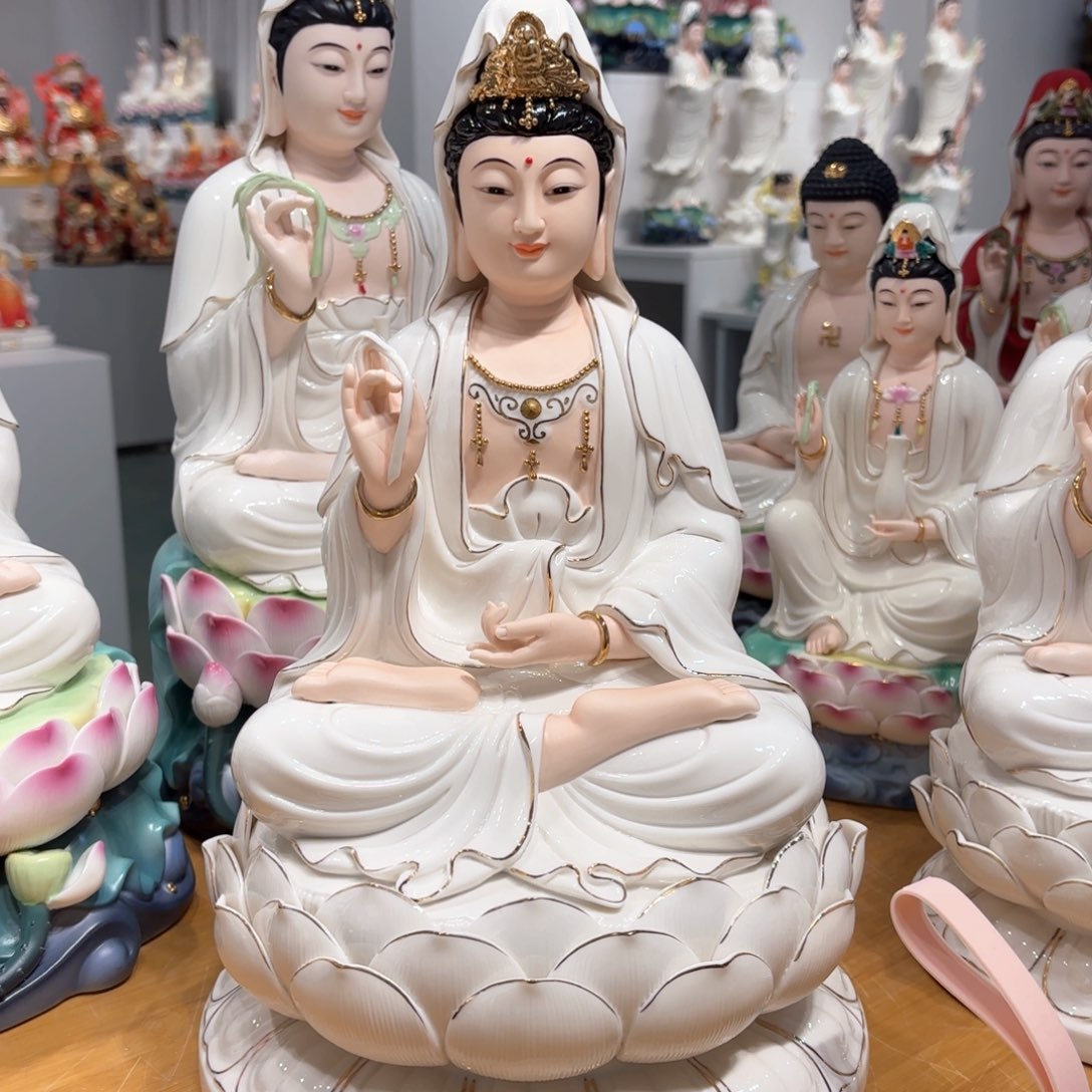 【闪购商品】摆件瓷摆件观音14吋