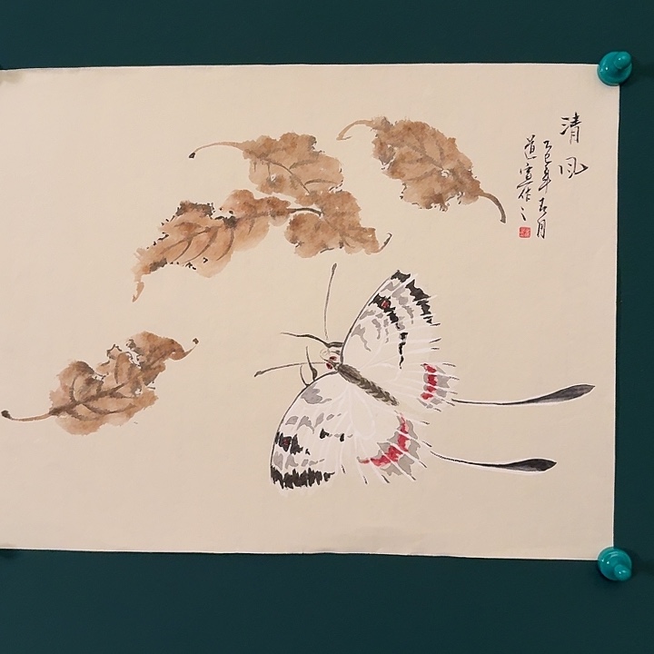 国画董老师作品画作