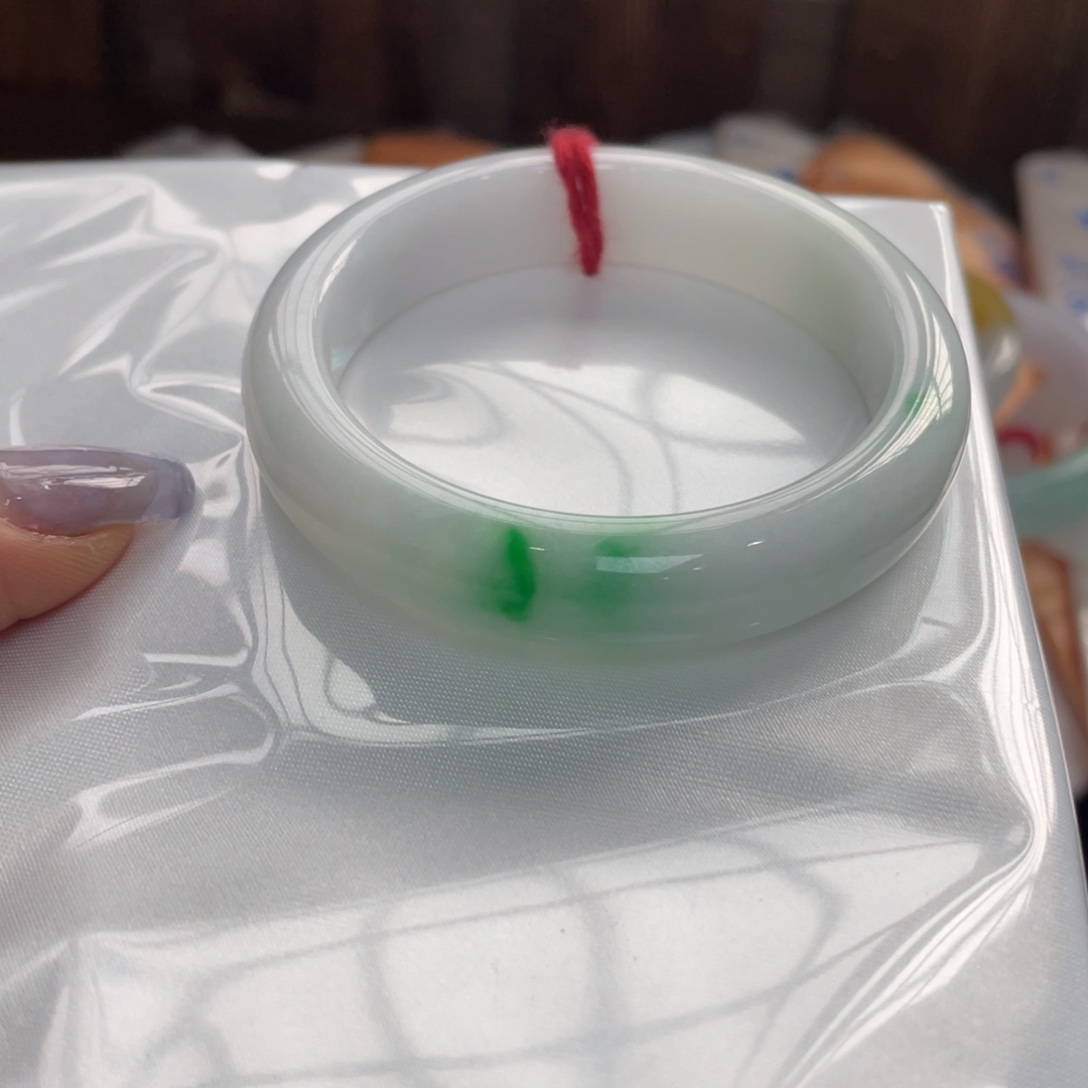 翡翠未镶嵌手镯翡翠51正圈