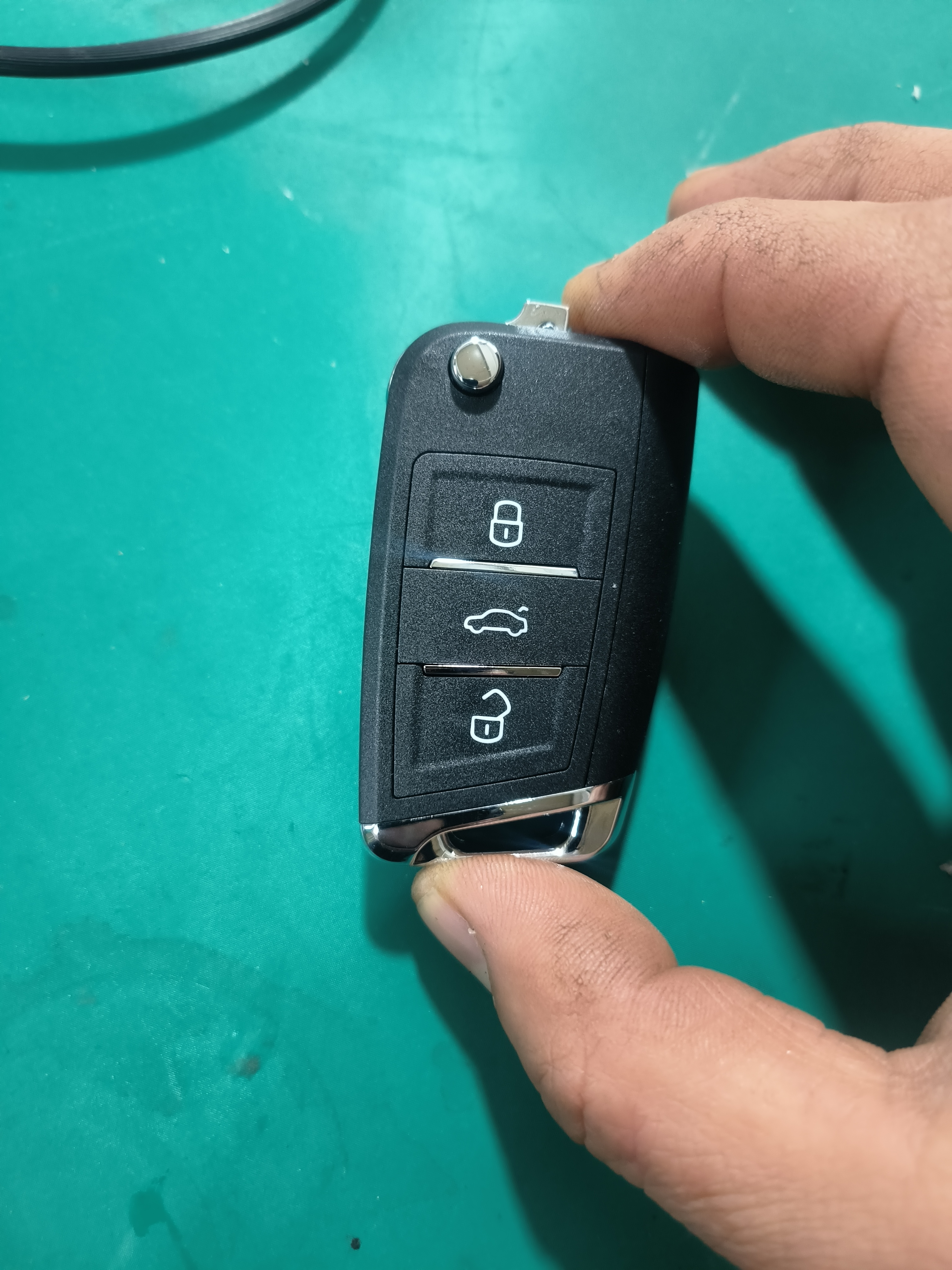 新大众款折叠钥匙，插钥匙扭启动车适用