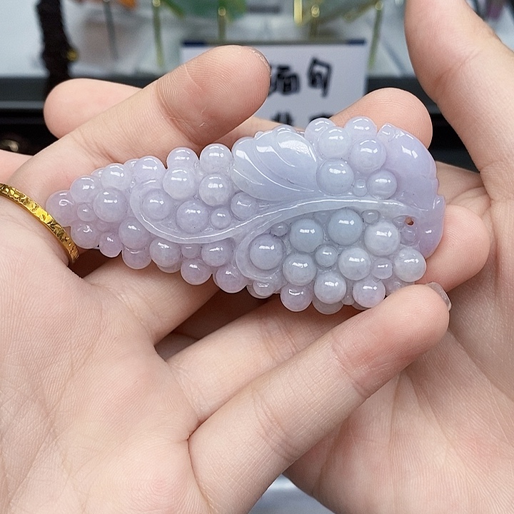 颈饰未镶嵌翡翠翡翠A货