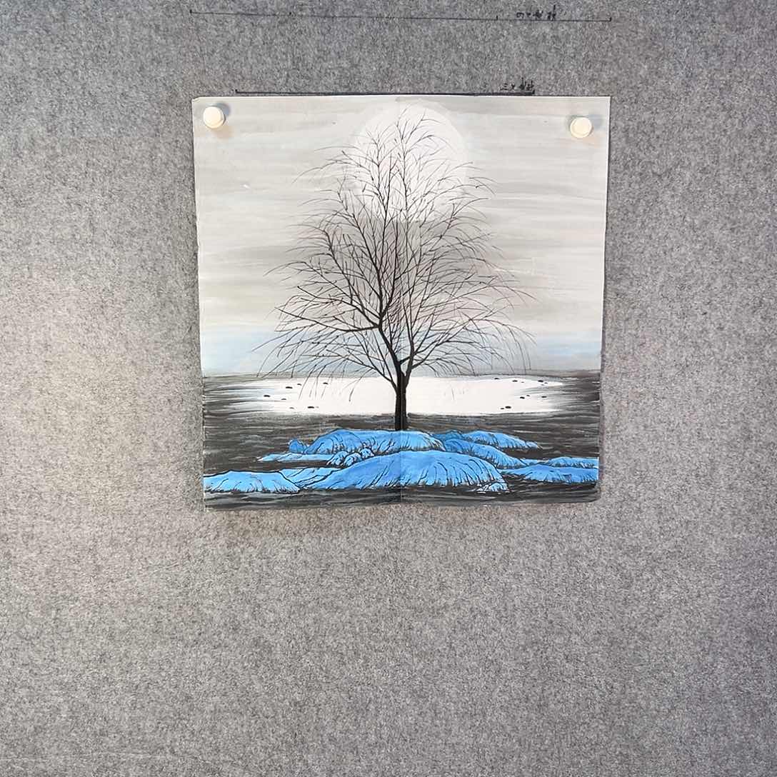 国画474 花鸟在此鸣叫的日子