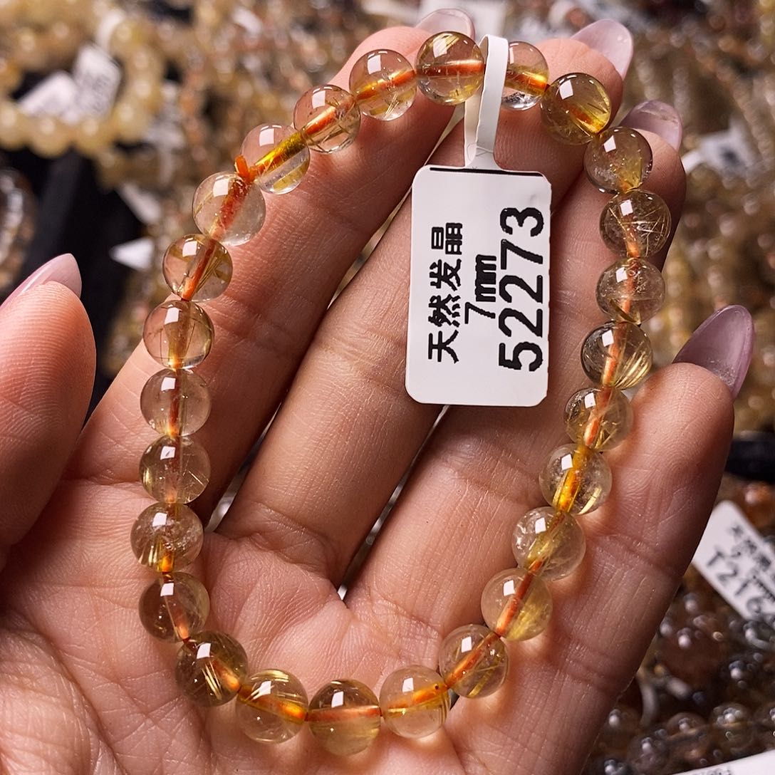 水晶手链未镶嵌水