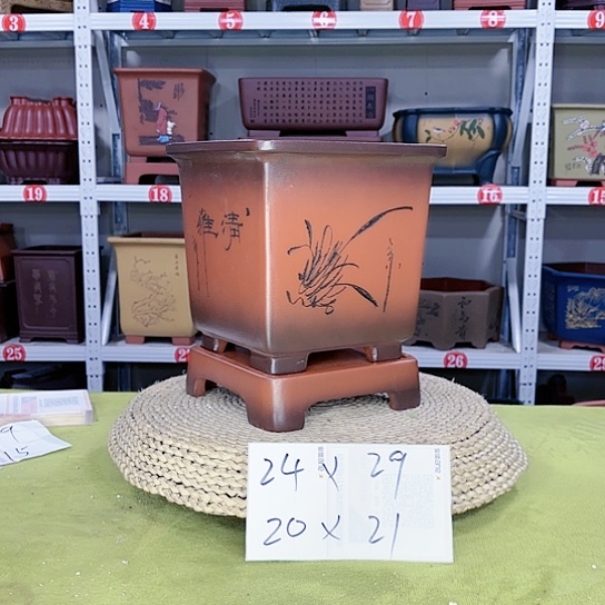 紫砂花盆宜兴紫砂厂