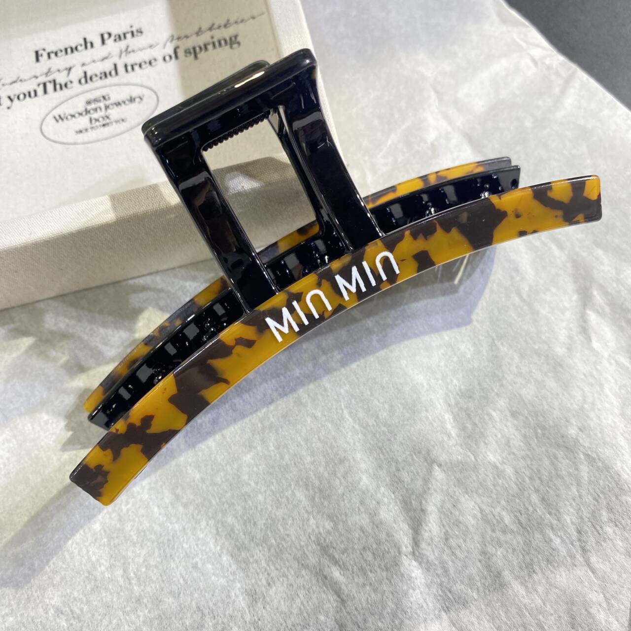 简约百搭豹纹抓夹 T20