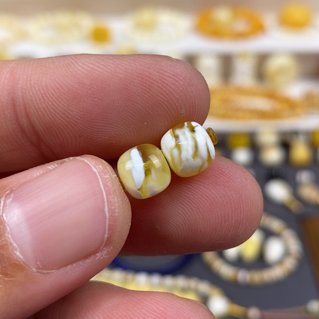 琥珀裸石未镶嵌配饰尺寸8