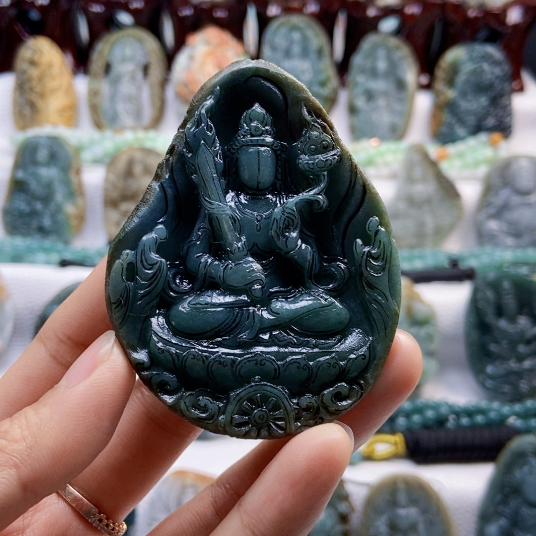 未镶嵌定制翡翠锁*翡翠定制料