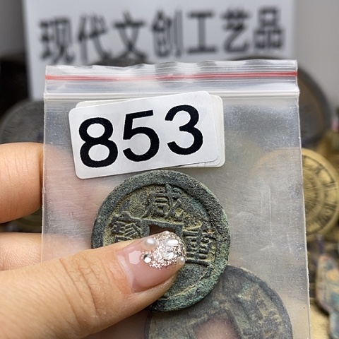 铜用****6现代文创工艺品现代花钱