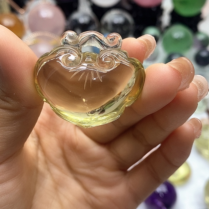 水晶摆件未镶嵌吊坠