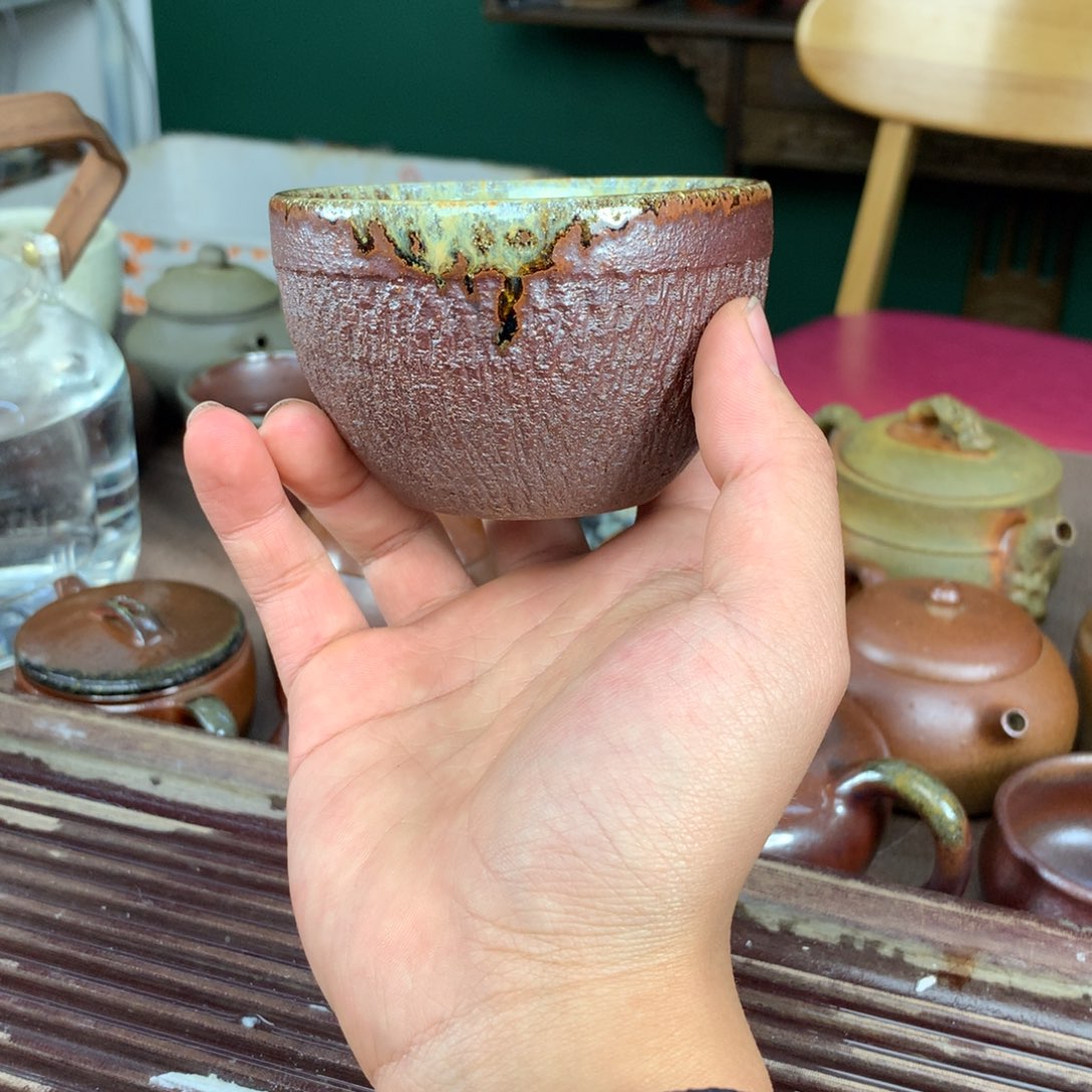 紫砂柴烧纯自然柴烧
