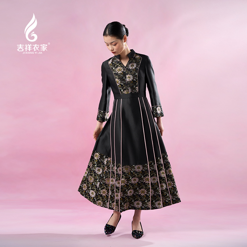 JIXIANGYIJIA/吉祥衣家如意莲依（连衣裙）951237260