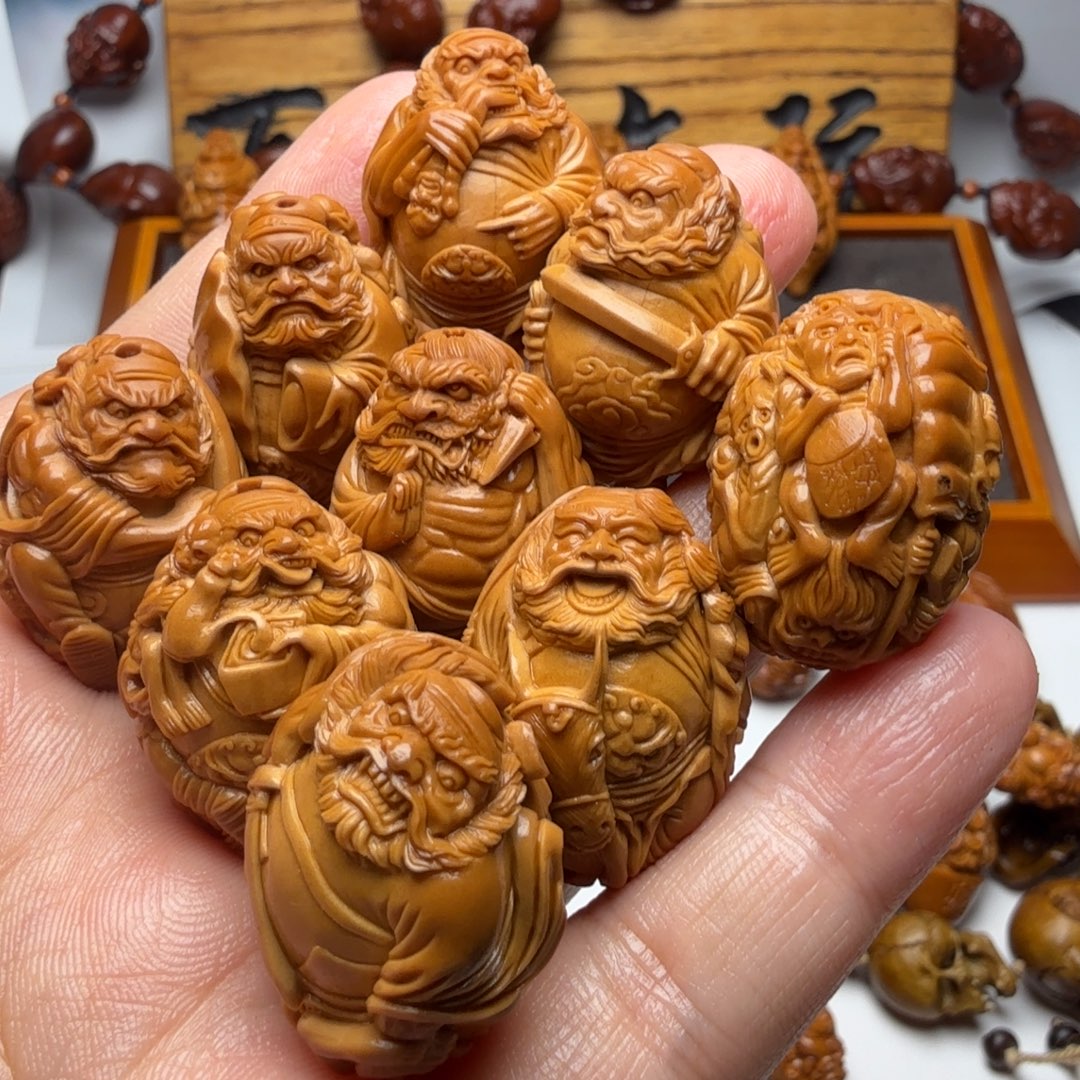 橄榄核手串/手链翟娟五鬼钟馗
