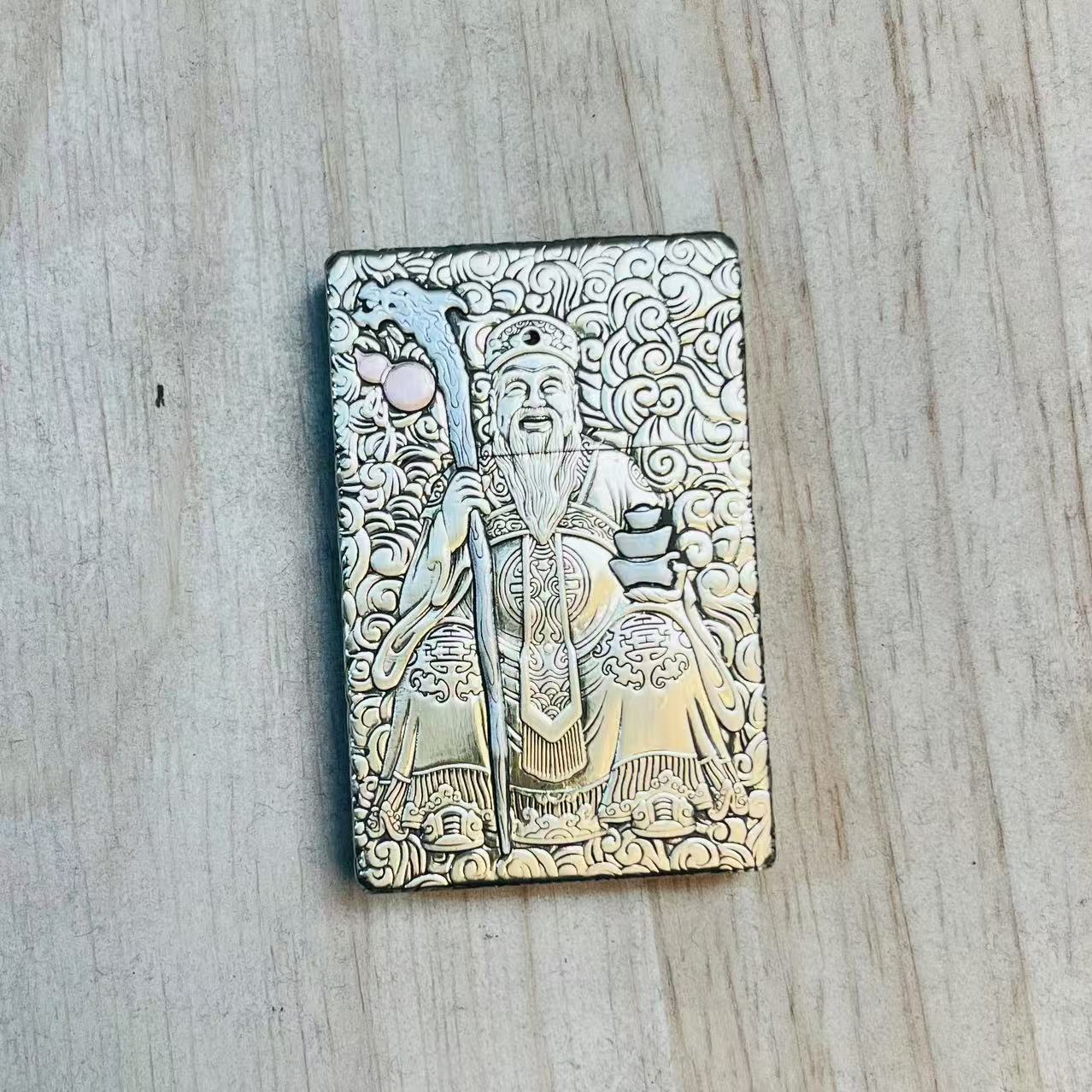 帕伽尼 黄铜 五面土地公婆 紫铜镶嵌  3500  打火机