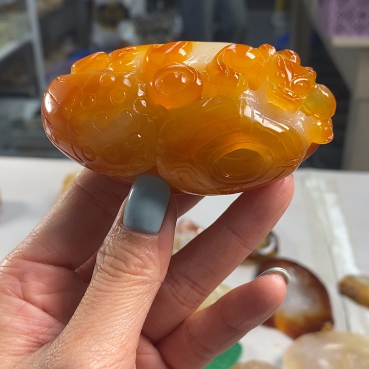 玛瑙/玉髓吊坠(不含链)未镶嵌