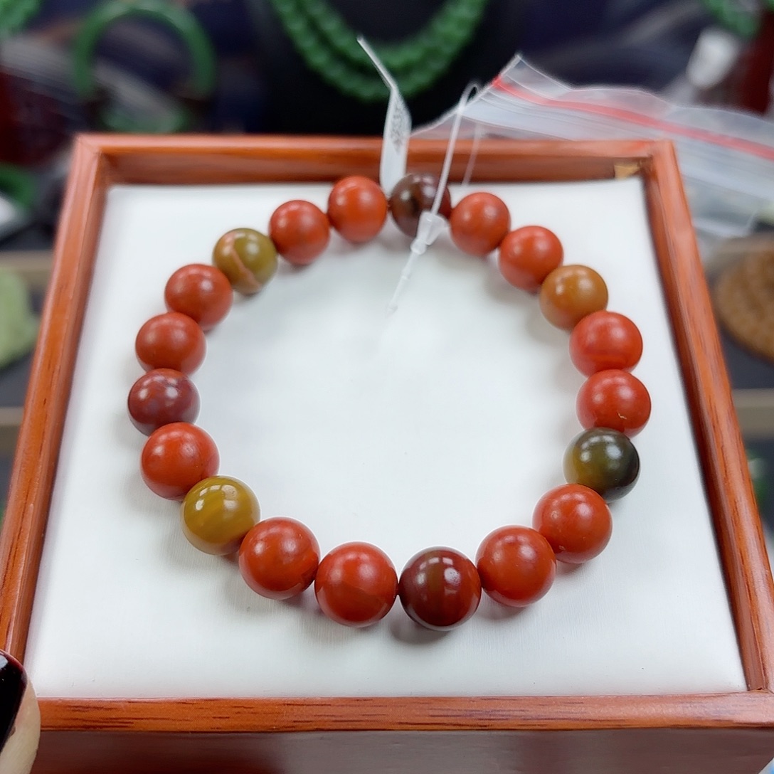 南红玛瑙手链未镶嵌