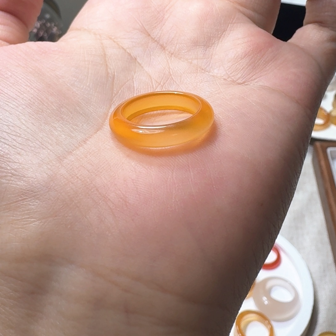 未镶嵌戒指玛瑙/玉髓517港11