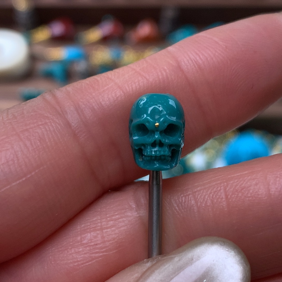 绿松石骷髅未镶嵌