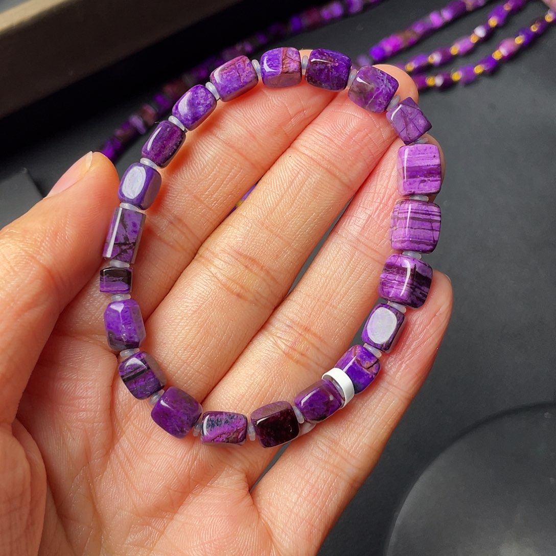 苏纪石（舒俱来）未镶嵌手链