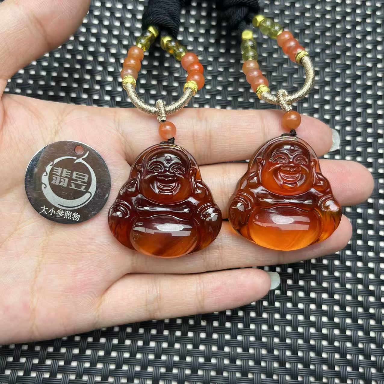 32186T14-4N15-琥珀吊坠绑绳-多样性/发一件