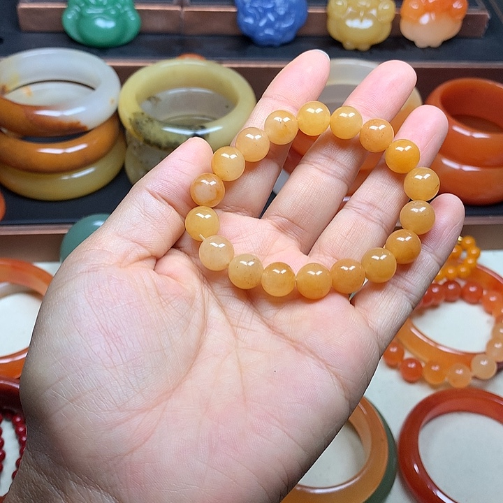 石英质玉未镶嵌手链