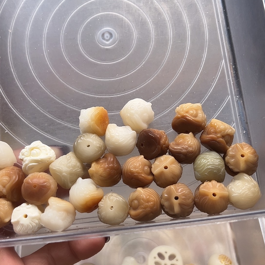 手串菩提根/象牙果卡16左右醒狮27颗