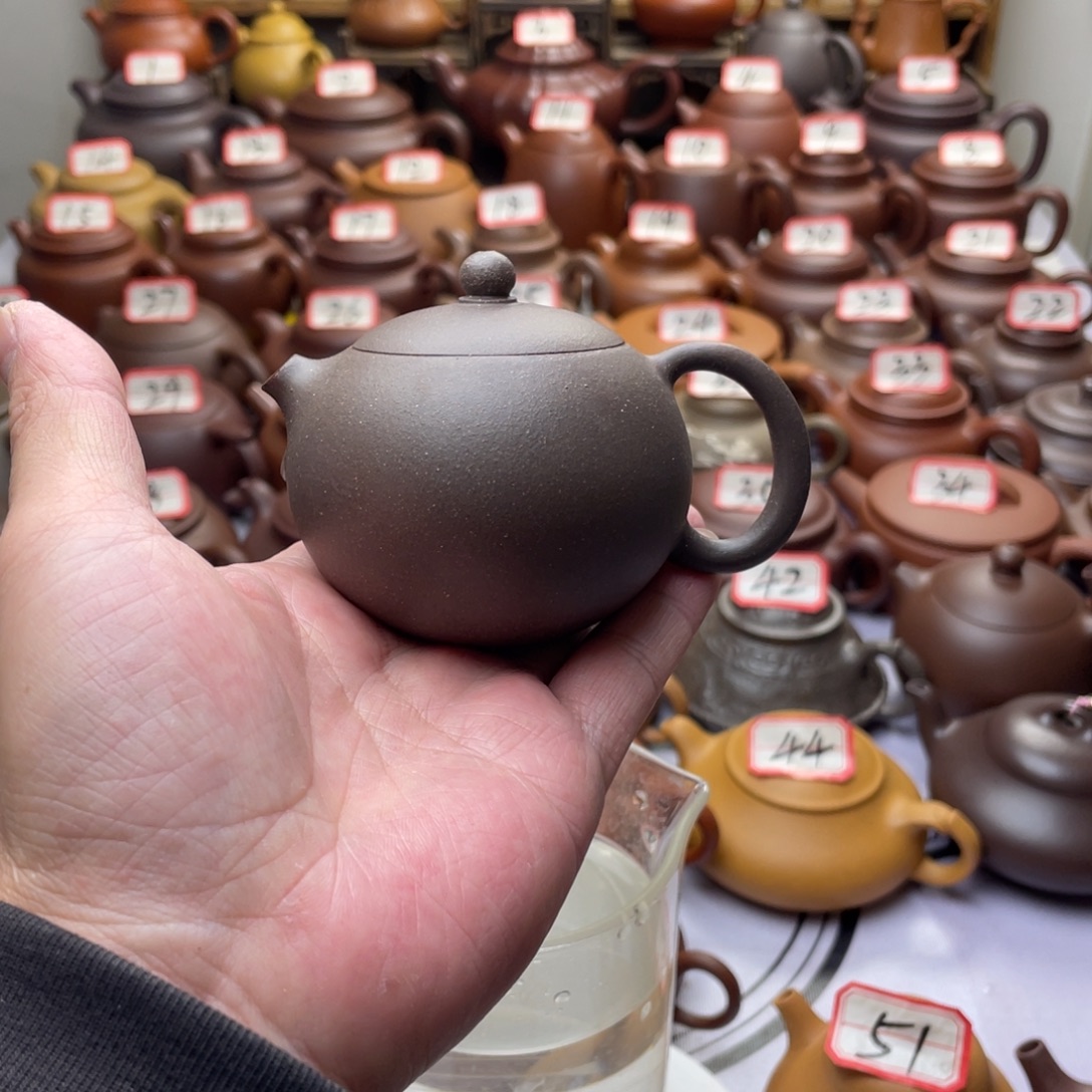 茶壶紫砂宜兴紫砂半手工