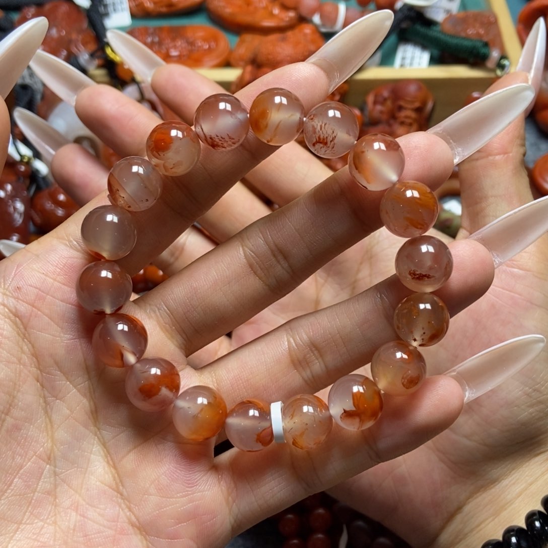 手串未镶嵌南红玛瑙11m m