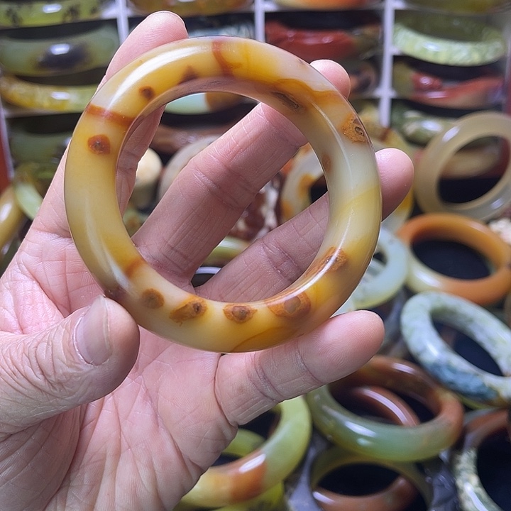 蛇纹石玉合金手镯