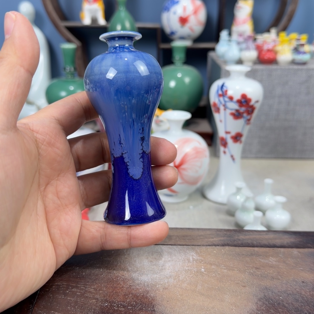 陶瓷手工小花器摆件