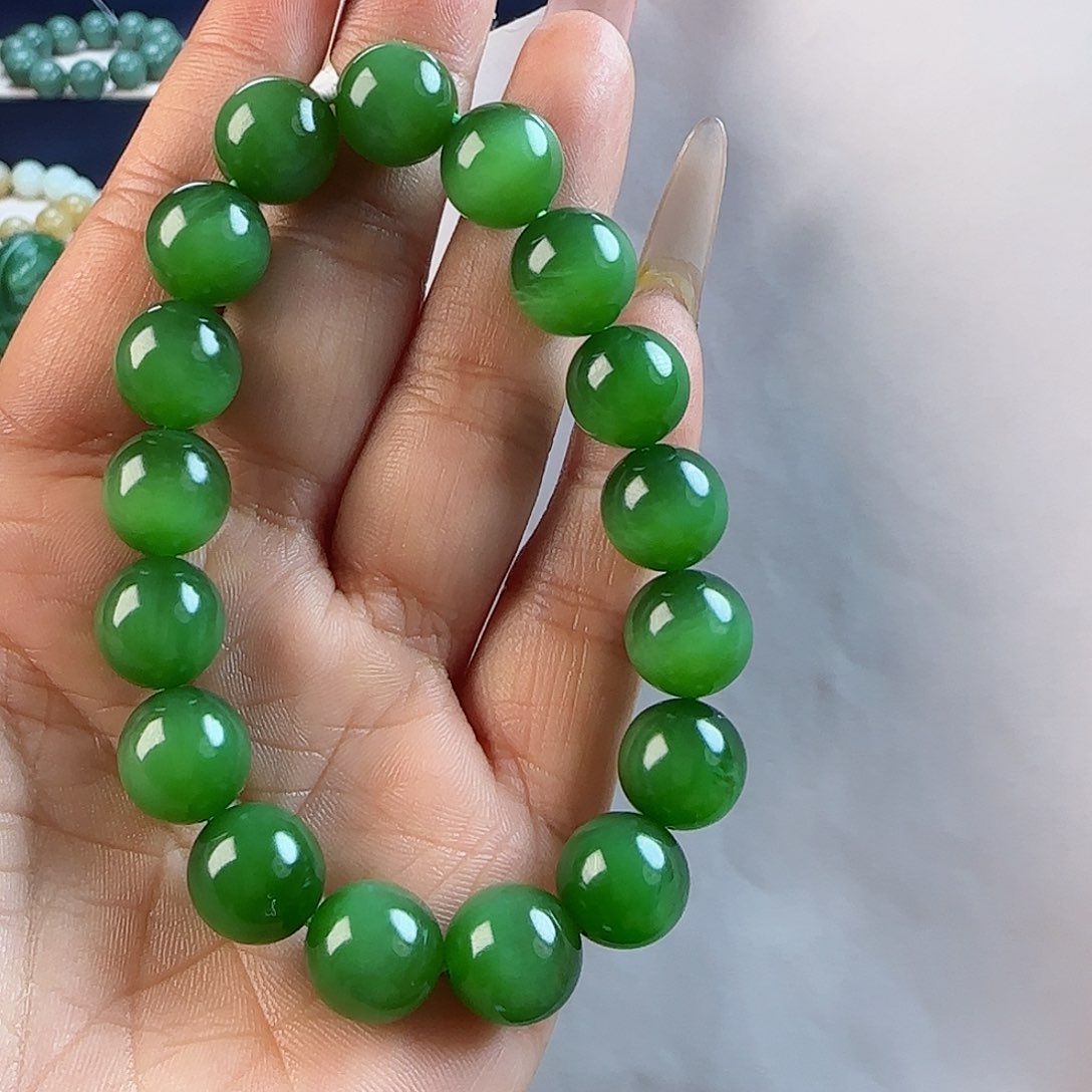 和田玉手串未镶嵌