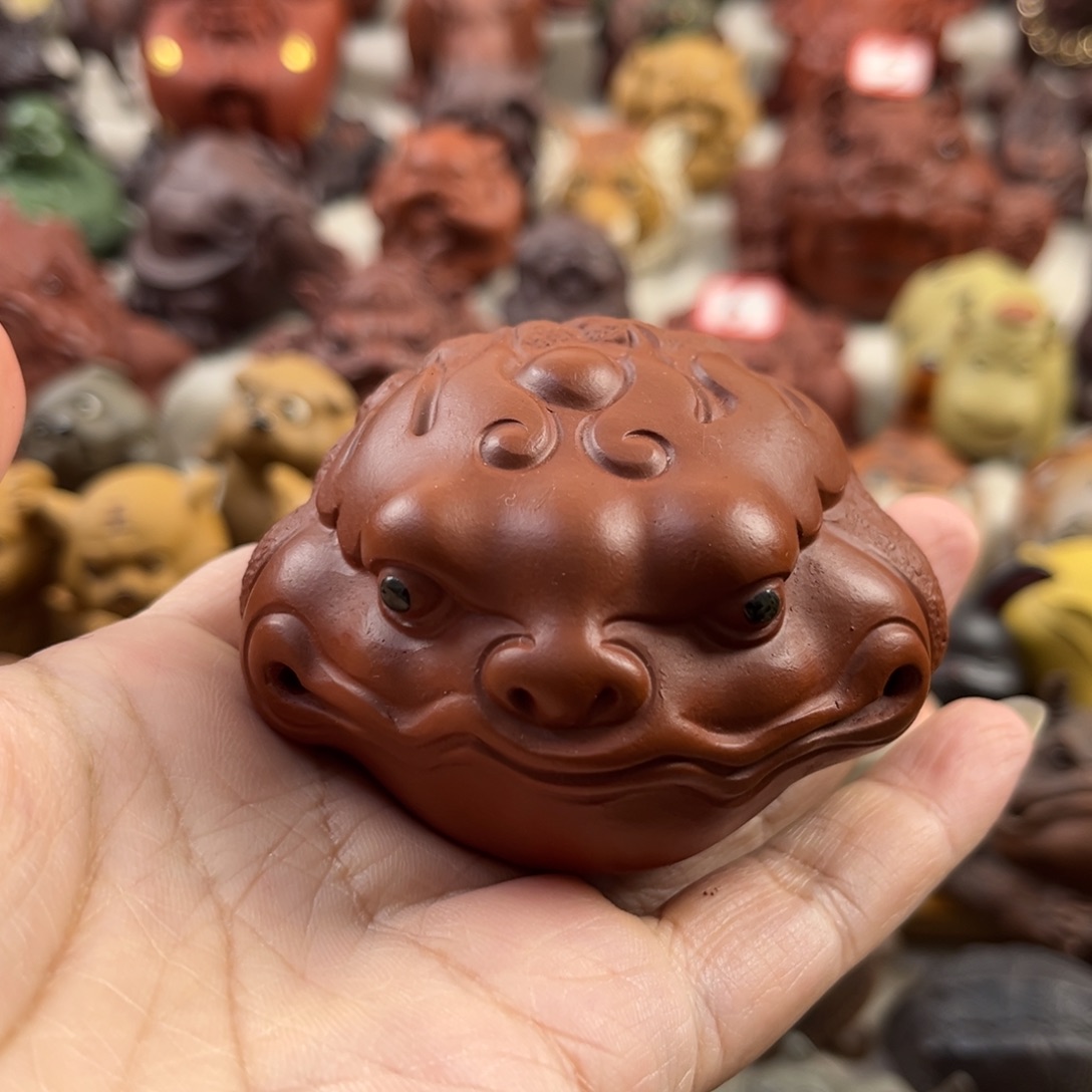 紫砂茶宠紫砂金蟾
