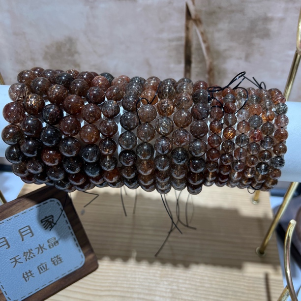 【月月家】F007精品黑金超七单圈手串多样性发其一