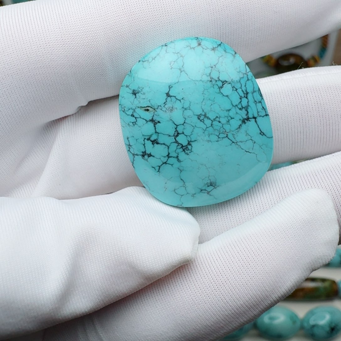 绿松石原矿绿松石未镶嵌三****三