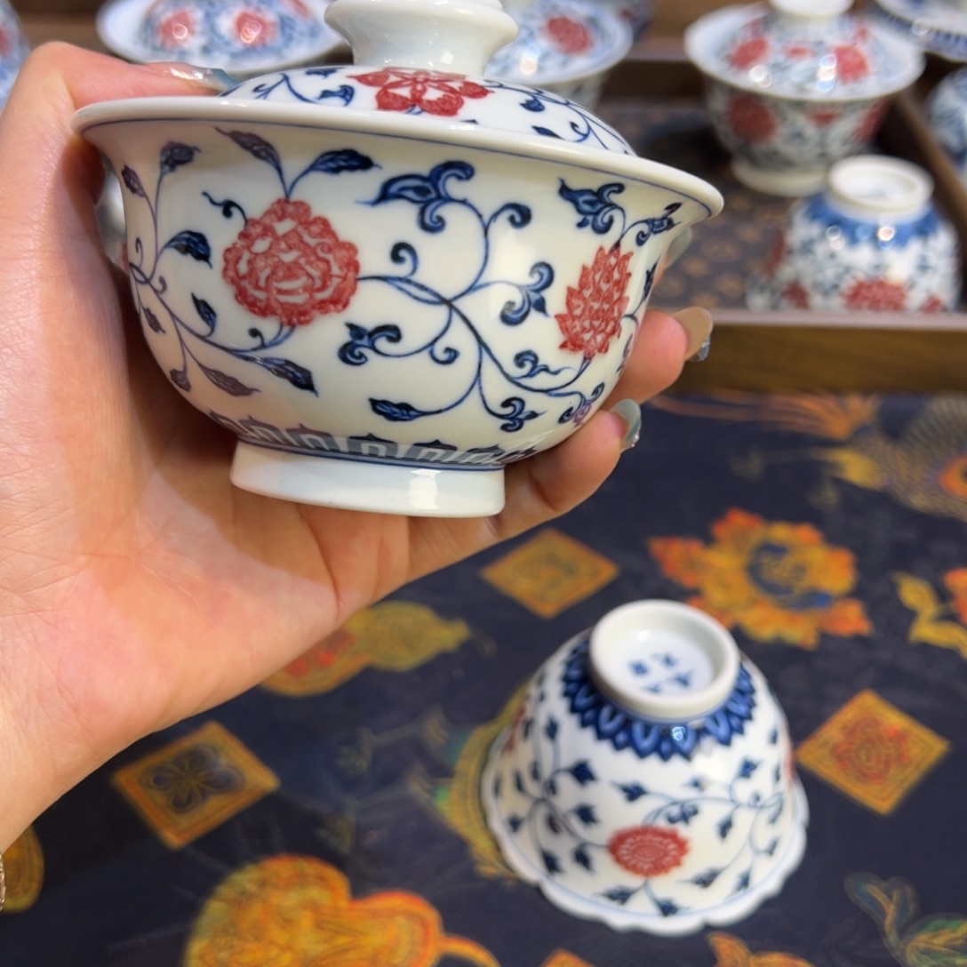 陶景德镇茶器百宝箱陶瓷