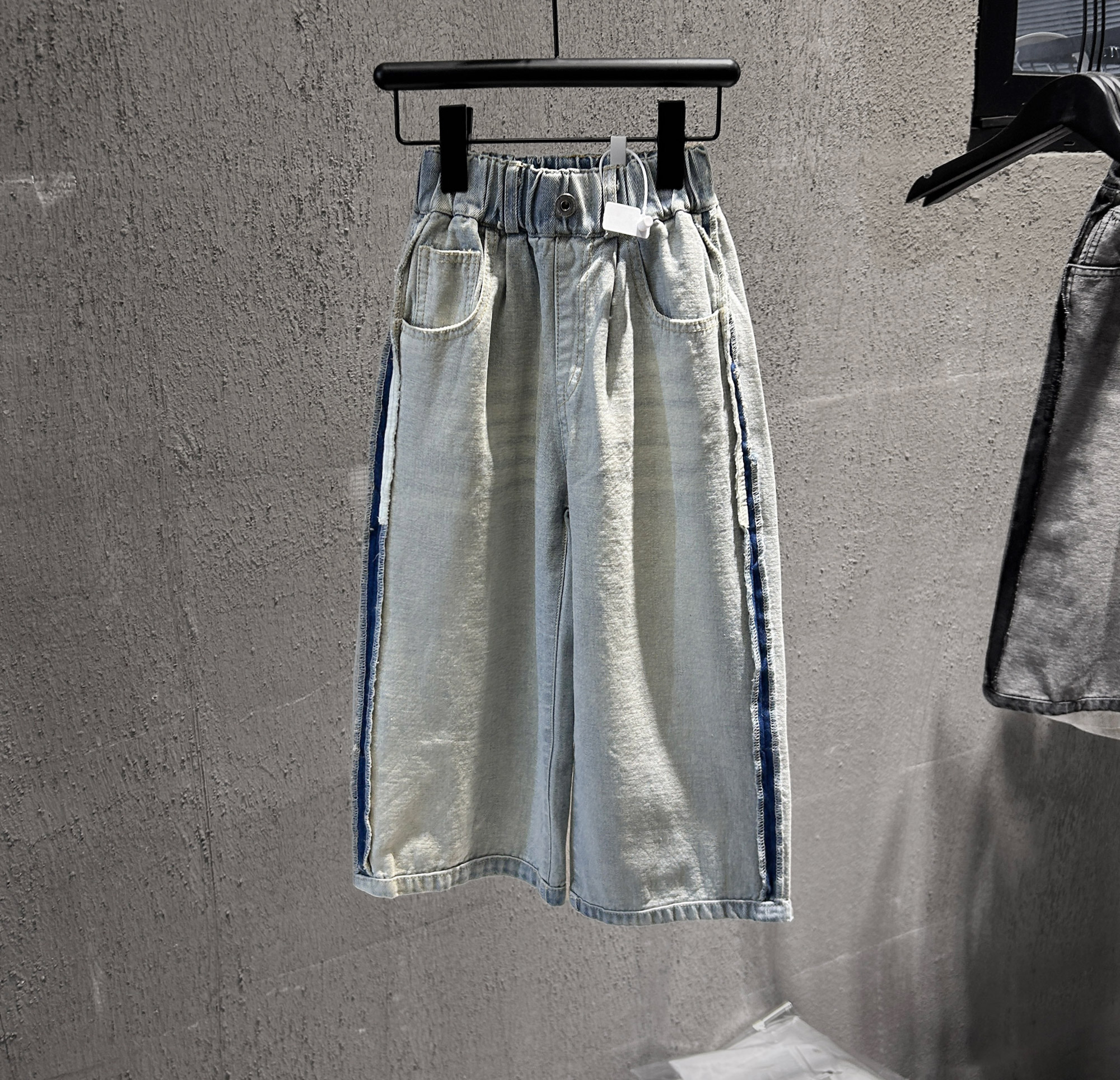 promising新款时尚高品质设计款反做百搭小众牛仔裤5004