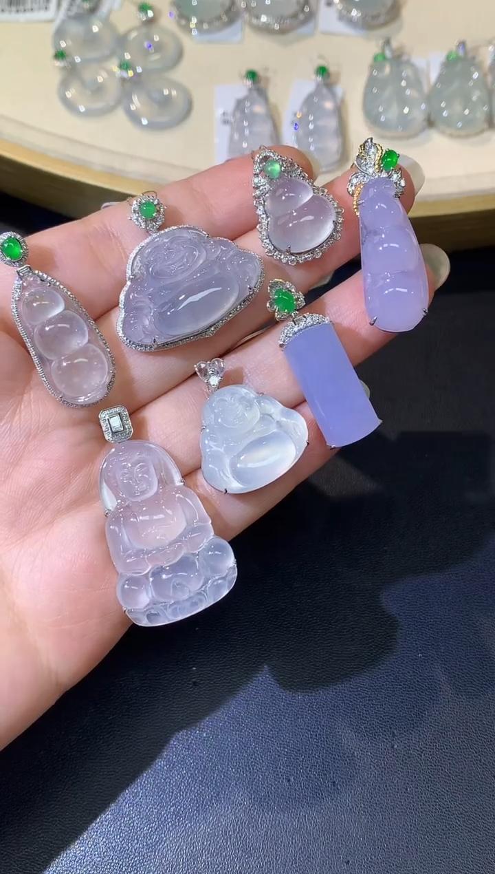 【彩虹盘】翡翠-18K金-多样性发一件-XY-OD12|CXQ21