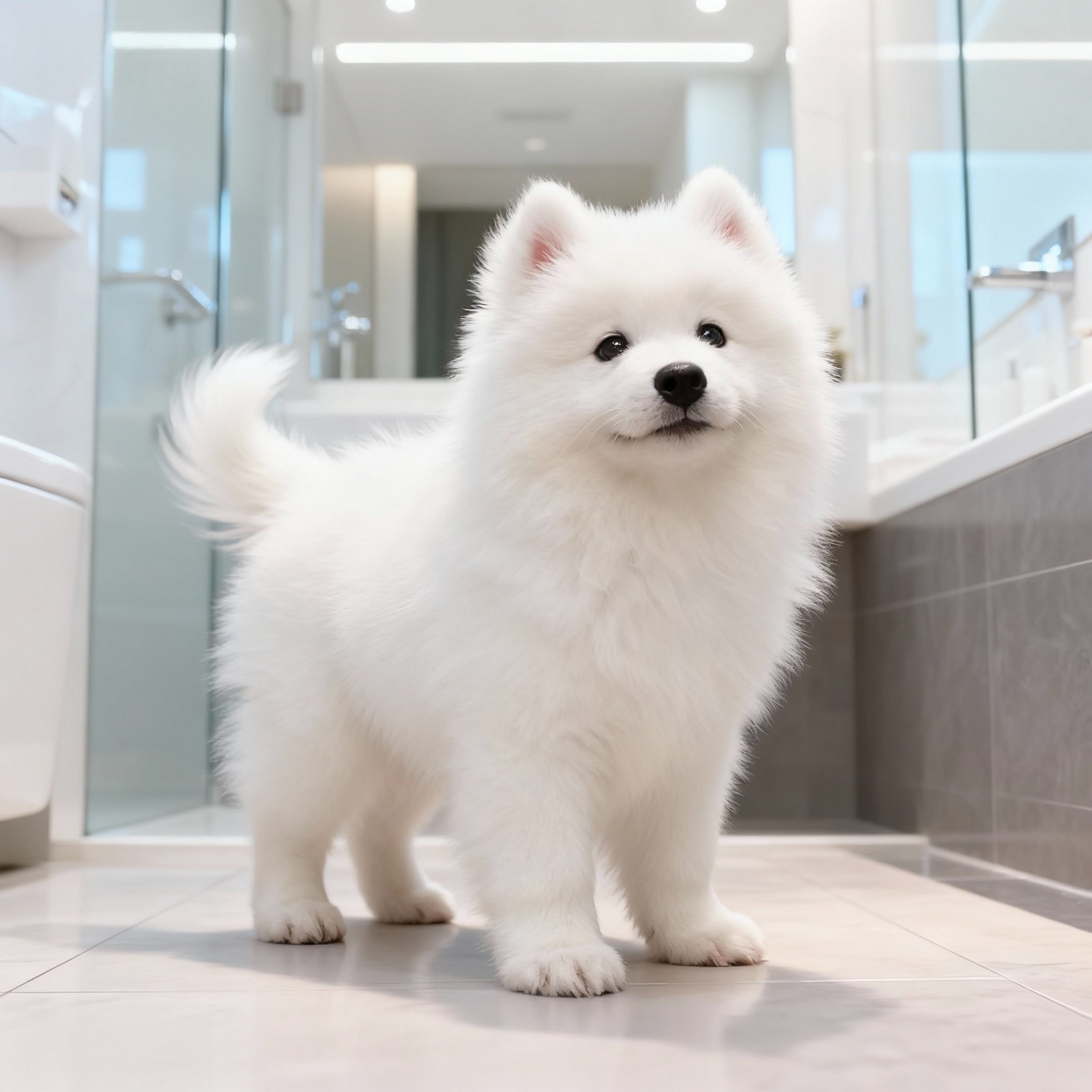 萨摩耶幼犬陪伴犬白色宠物狗好养可爱型网红幼宠活体大骨架家养狗