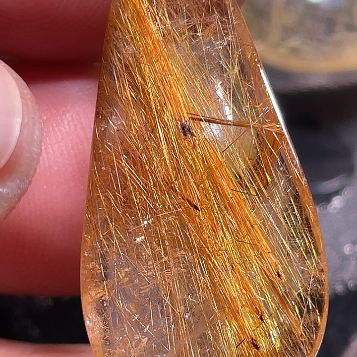 立***里颈饰未镶嵌发晶钛