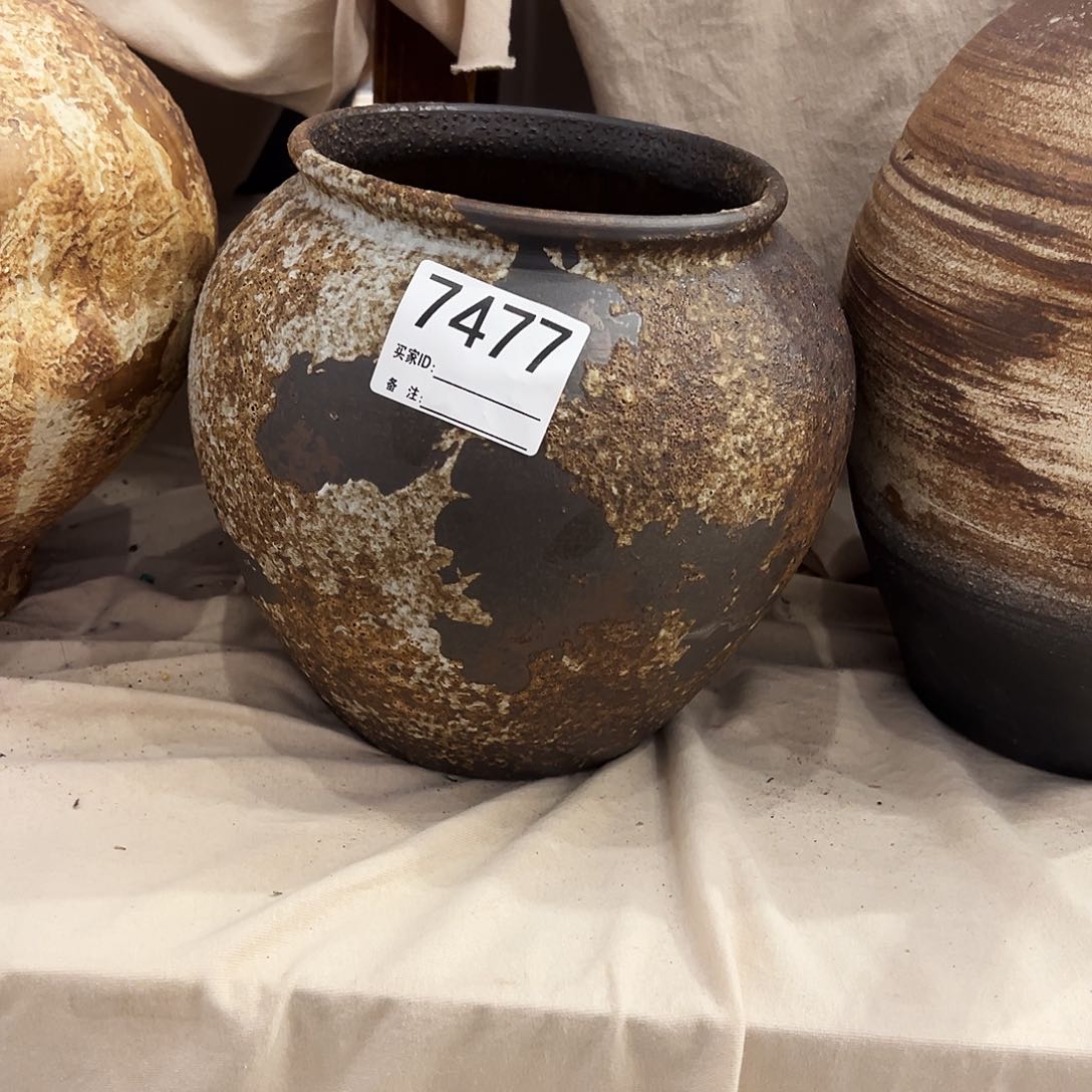 瓶7477高20口14陶瓷花瓶无孔