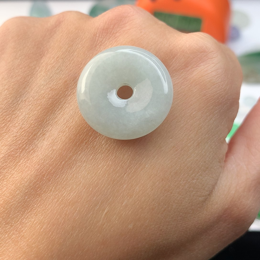 翡翠裸石天然翡翠A货平安扣