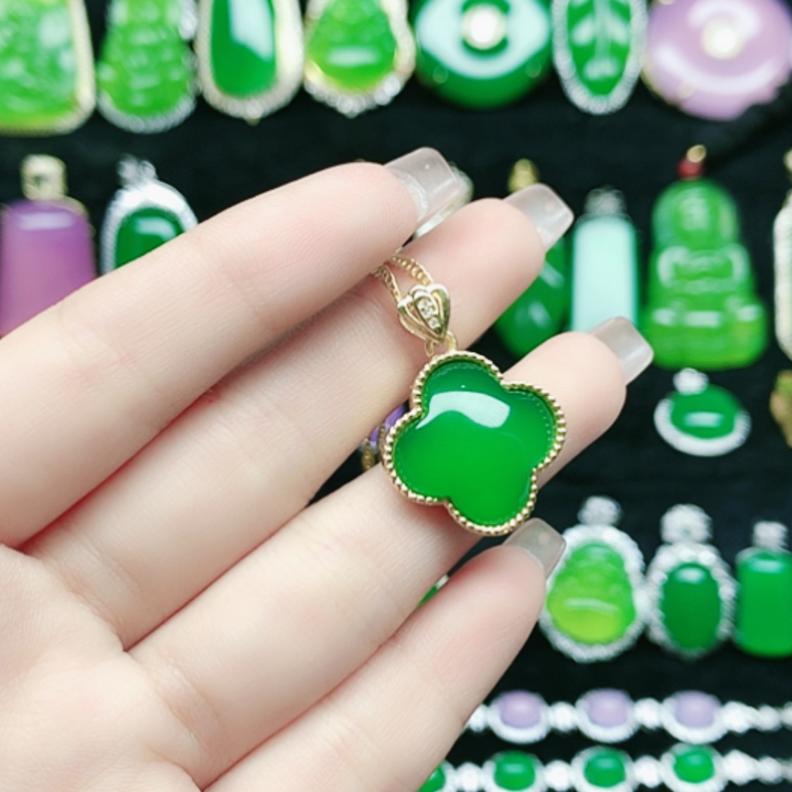 【闪购商品】玛瑙/玉髓颈饰合金