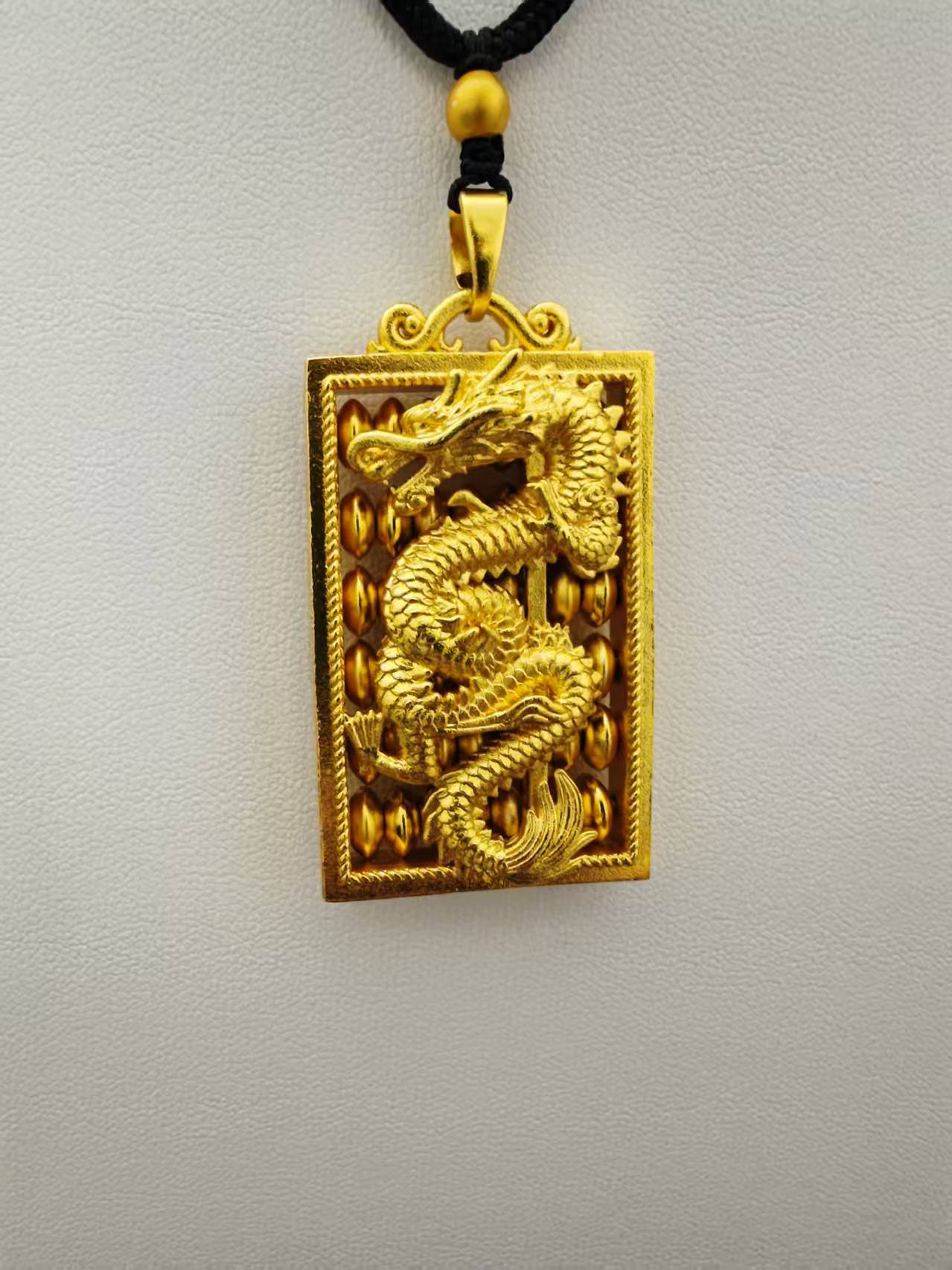 铜合金吊坠 大龙牌吊坠